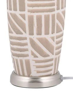Lampada da tavolo TRAISEN Ceramica Beige
