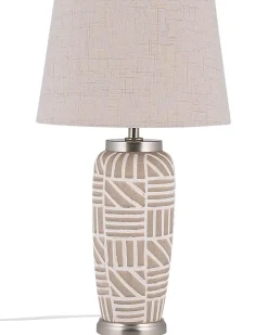 Lampada da tavolo TRAISEN Ceramica Beige