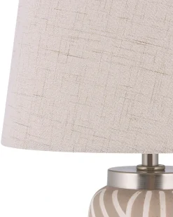 Lampada da tavolo TRAISEN Ceramica Beige
