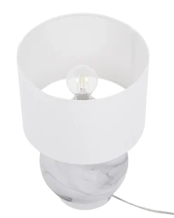 Lampada da tavolo UELE Metallo Marmo Grigio
