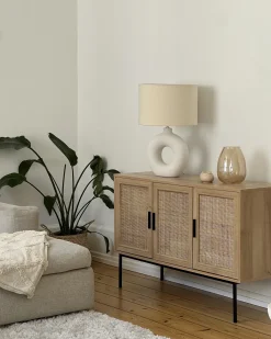 Lampada da tavolo VENTA Ceramica Bianco