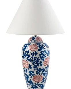 Lampada da tavolo VERUSA Porcellana Bianco/Blu