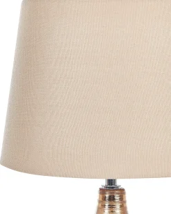 Lampada da tavolo WARI Ceramica Marrone dorato