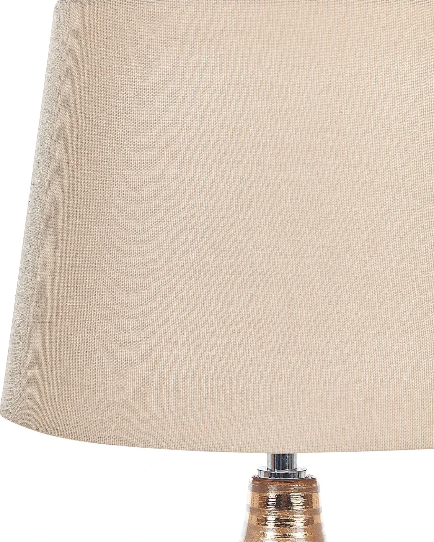 Lampada da tavolo WARI Ceramica Marrone dorato