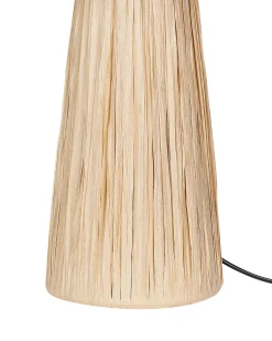 Lampada da tavolo WELMEL Vimini Naturale