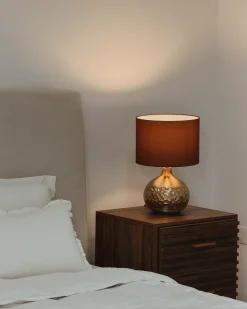 Lampada da tavolo YAKIMA Porcellana Marrone
