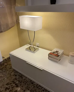 Lampada da tavolo YASUNI Metallo Bianco