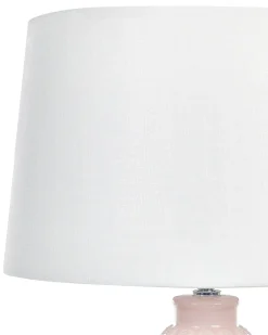 Lampada da tavolo ZARIMA Ceramica Rosa