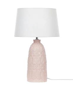 Lampada da tavolo ZARIMA Ceramica Rosa