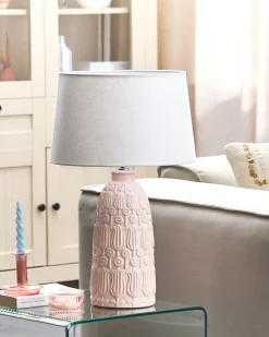 Lampada da tavolo ZARIMA Ceramica Rosa