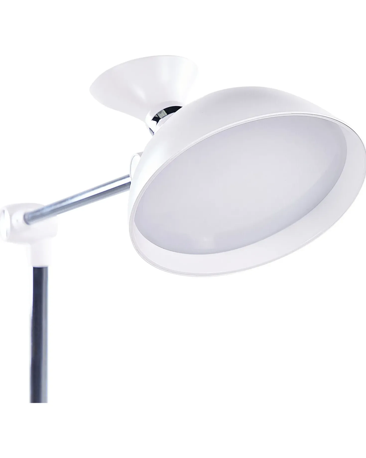 Lampada da terra a LED ANDROMEDA con dimmer Metallo Bianco