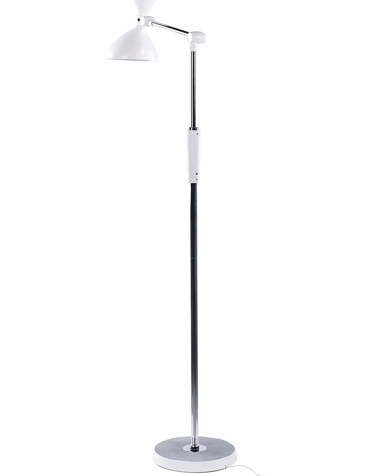 Lampada da terra a LED ANDROMEDA con dimmer Metallo Bianco