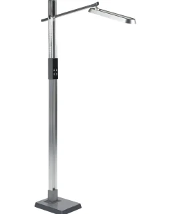 Lampada da terra a LED AQUARIUS con dimmer Metallo Argento