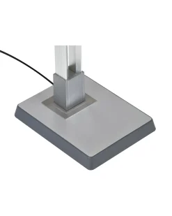 Lampada da terra a LED AQUARIUS con dimmer Metallo Argento