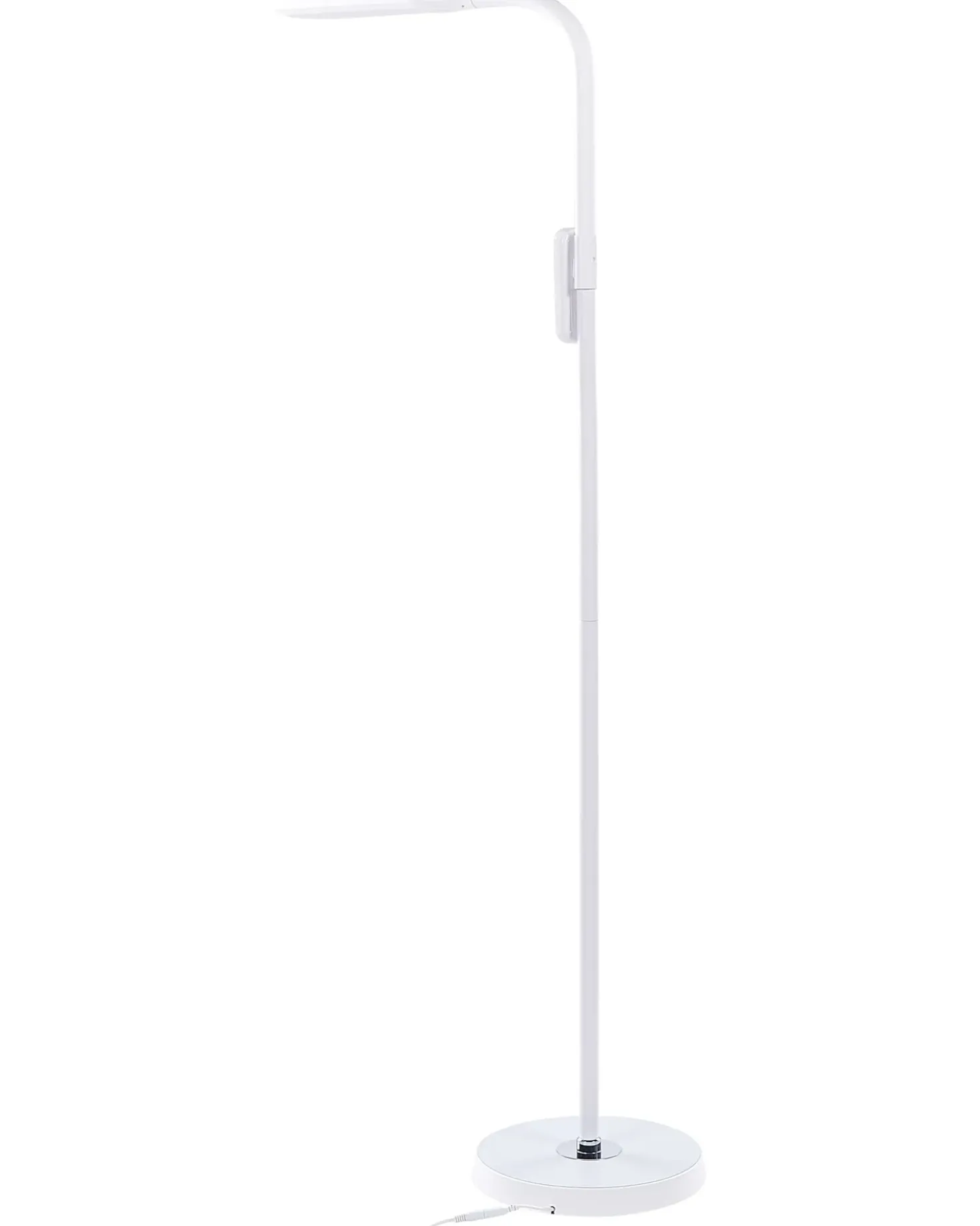 Lampada da terra a LED ARIES con telecomando con dimmer Metallo Bianco
