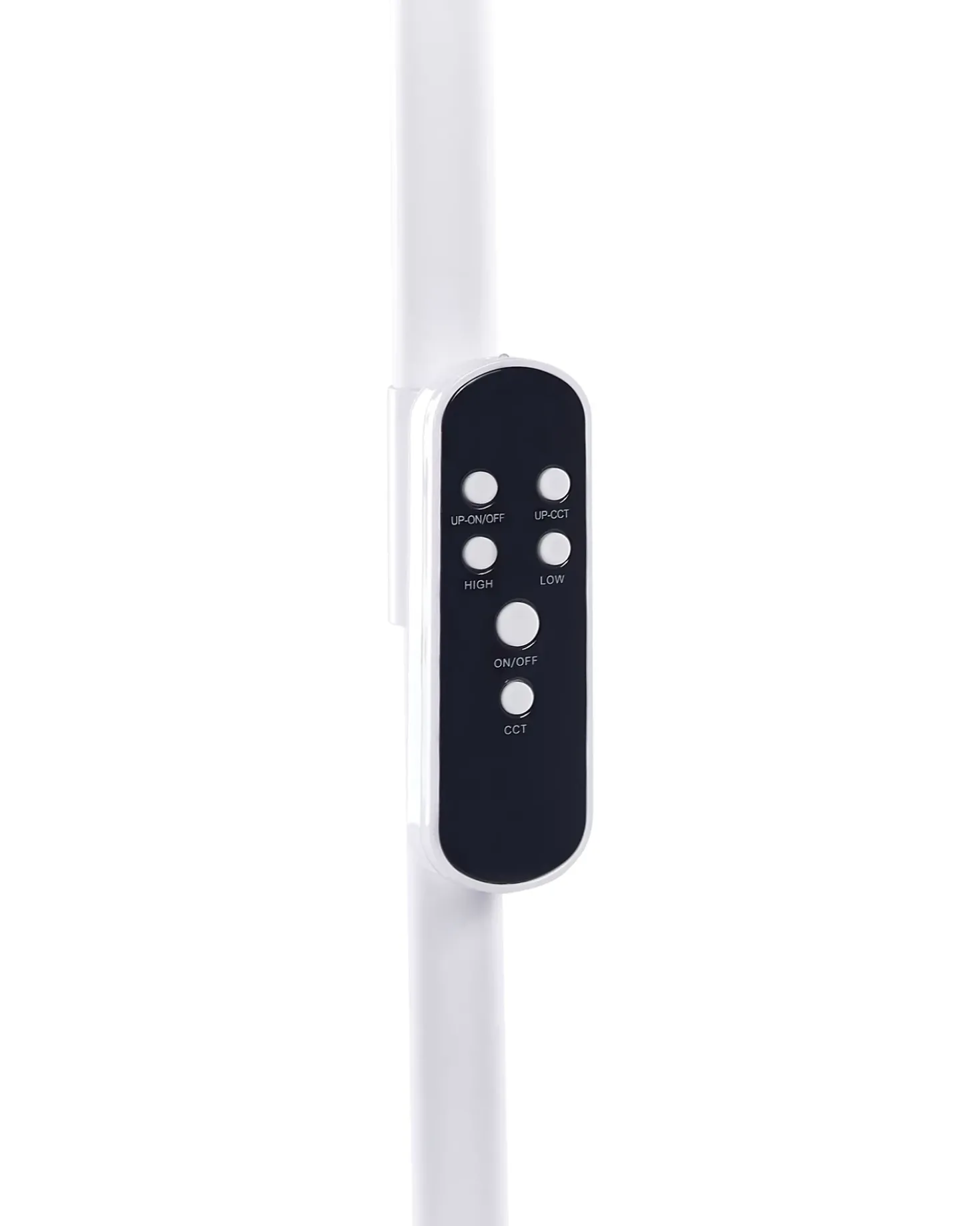 Lampada da terra a LED ARIES con telecomando con dimmer Metallo Bianco