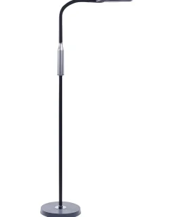 Lampada da terra a LED CASSIOPEIA con dimmer Metallo Nero
