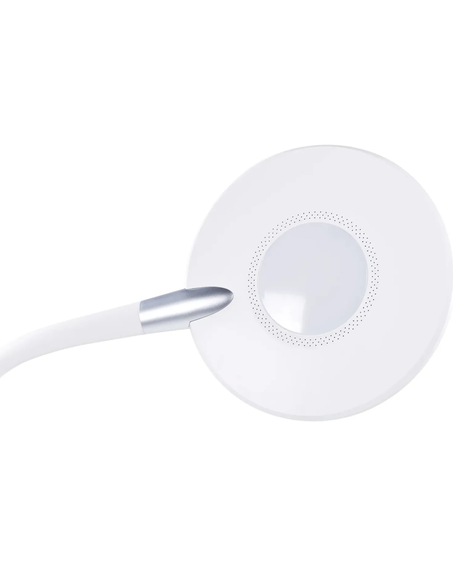 Lampada da terra a LED CASSIOPEIA con dimmer Metallo Bianco