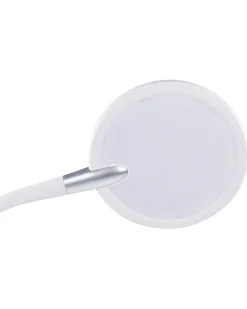 Lampada da terra a LED CASSIOPEIA con dimmer Metallo Bianco