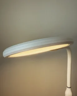 Lampada da terra a LED CASSIOPEIA con dimmer Metallo Bianco