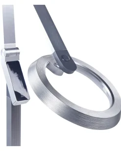 Lampada da terra a LED CARINA con dimmer Metallo Argento