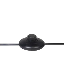 Lampada da terra a LED COMALIE Metallo Nero