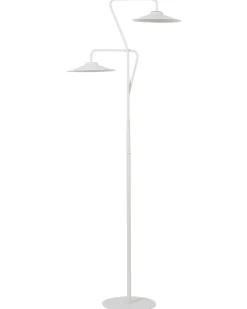 Lampada da terra a LED GALETTI Metallo Bianco