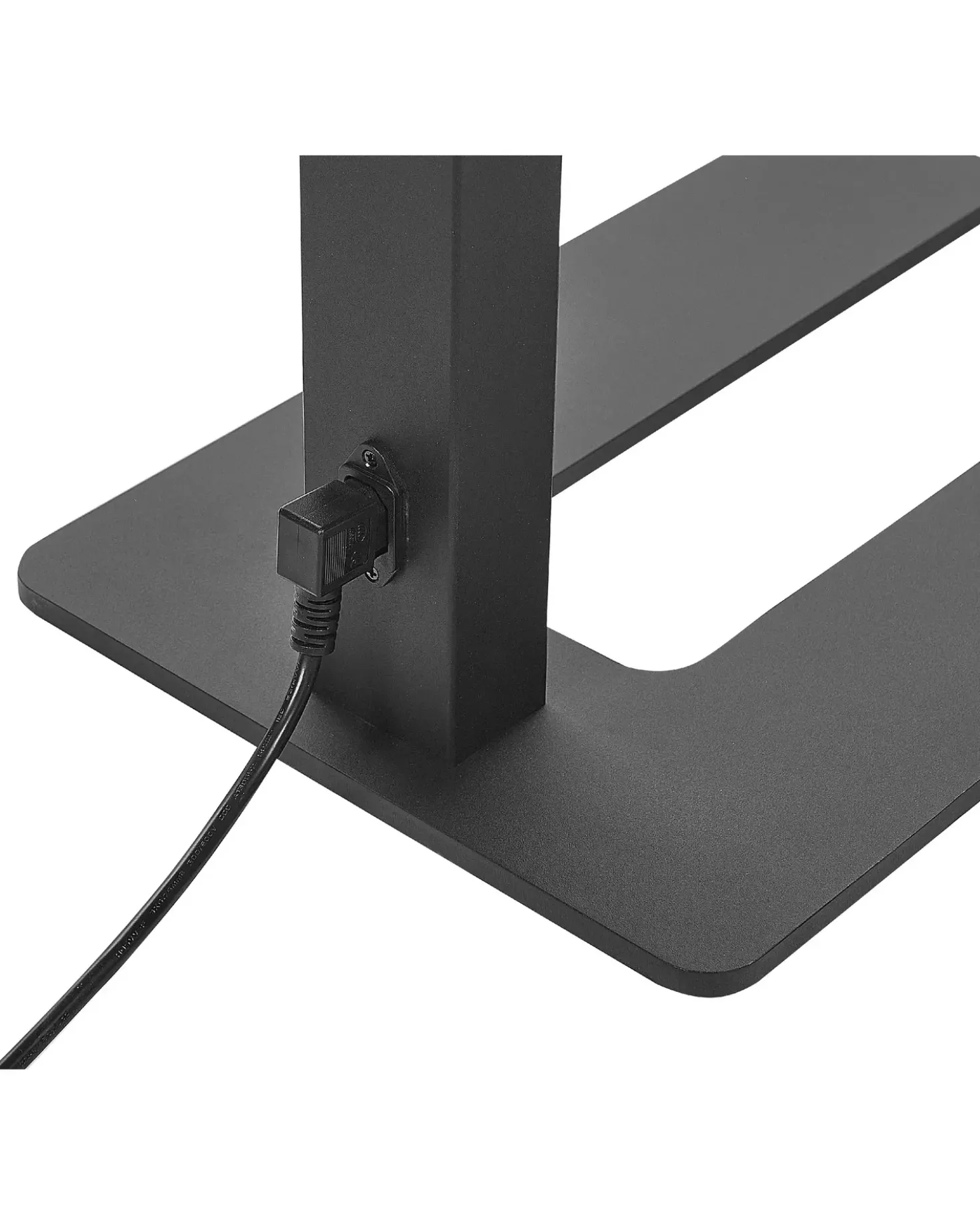 Lampada da terra a LED ORION con sensore di movimento Metallo Nero