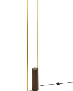 Lampada da terra a LED PATRICIO Metallo Oro