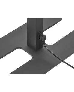Lampada da terra a LED SCULPTOR con sensore di movimento Metallo Nero