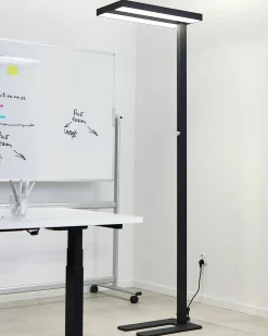 Lampada da terra a LED TAURUS con dimmer Metallo Nero