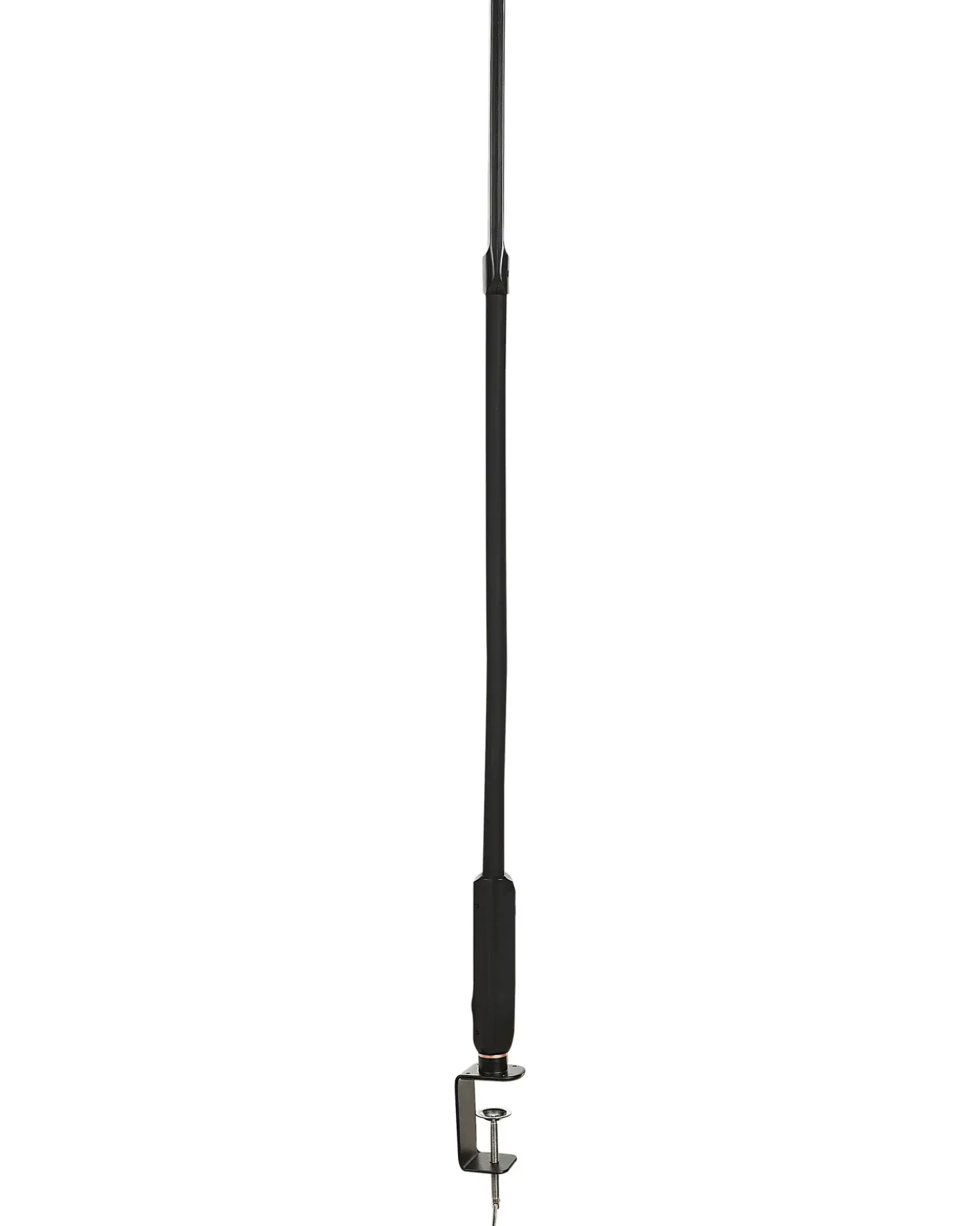 Lampada da terra con morsetto convertibile a LED APUS con telecomando con dimmer Metallo Nero