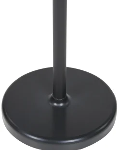 Lampada da terra con morsetto convertibile a LED APUS con telecomando con dimmer Metallo Nero