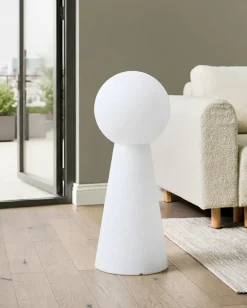 Lampada da terra LED per esterni TORNE Bianco