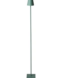 Lampada da terra senza fili a LED GAVARRESA con dimmer Metallo Verde