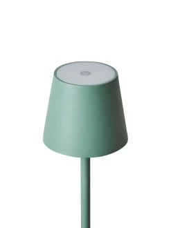 Lampada da terra senza fili a LED GAVARRESA con dimmer Metallo Verde