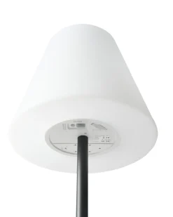 Lampada da terra solare a LED per esterni FONESCA con telecomando Bianco
