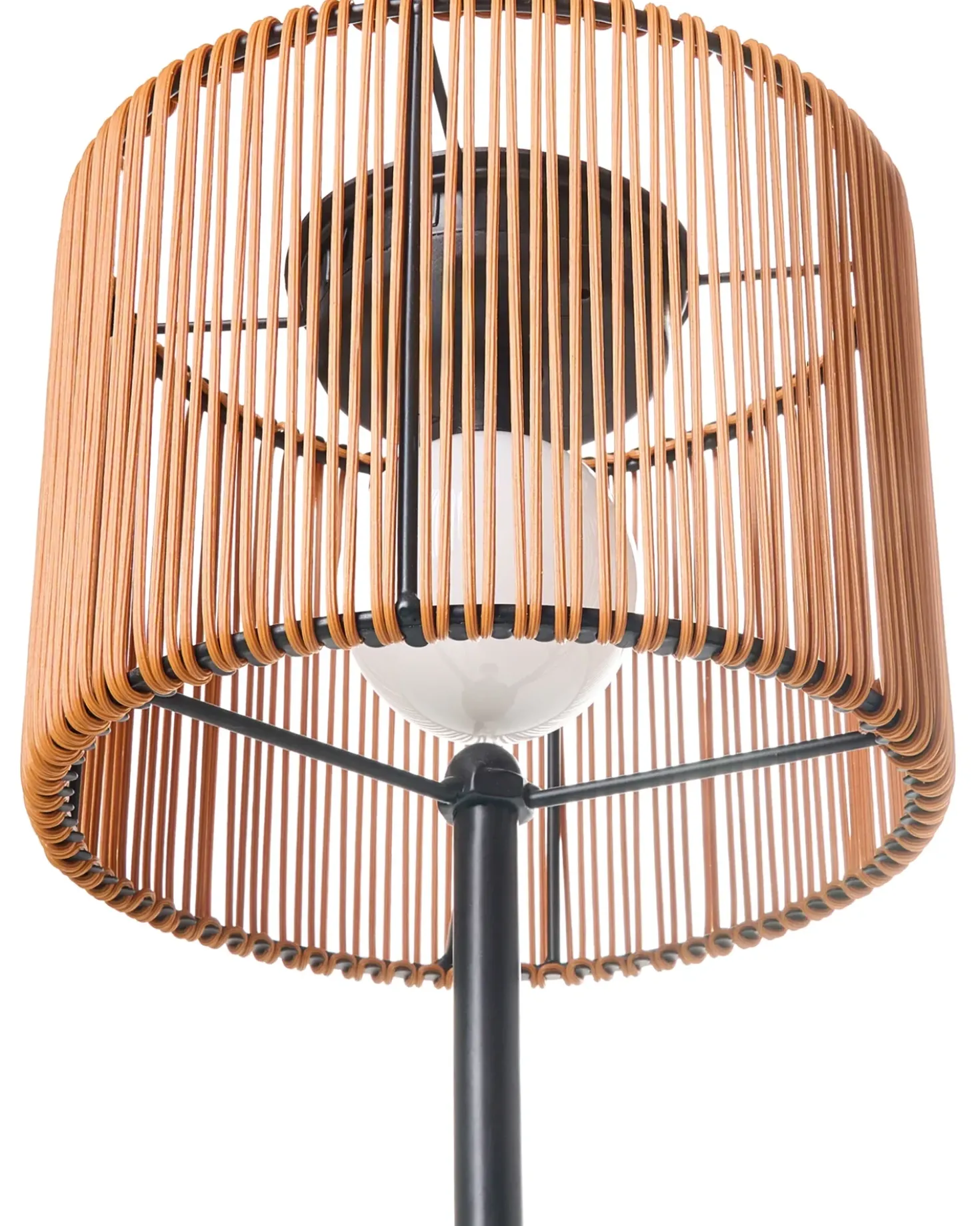 Lampada da terra solare a LED per esterni LUENA Marrone