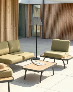 Lampada da terra solare a LED per esterni LUETE Grigio