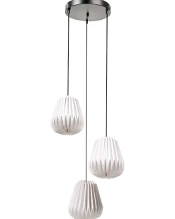 Lampadario a 3 luci HONDE Carta Bianco