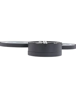 Lampadario a LED AGNAT Metallo Nero