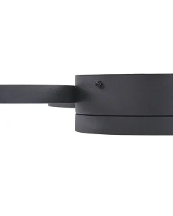 Lampadario a LED AGNAT Metallo Nero