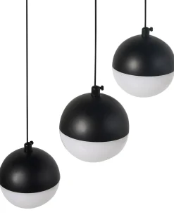 Lampadario a LED ANKOBRA Metallo Nero