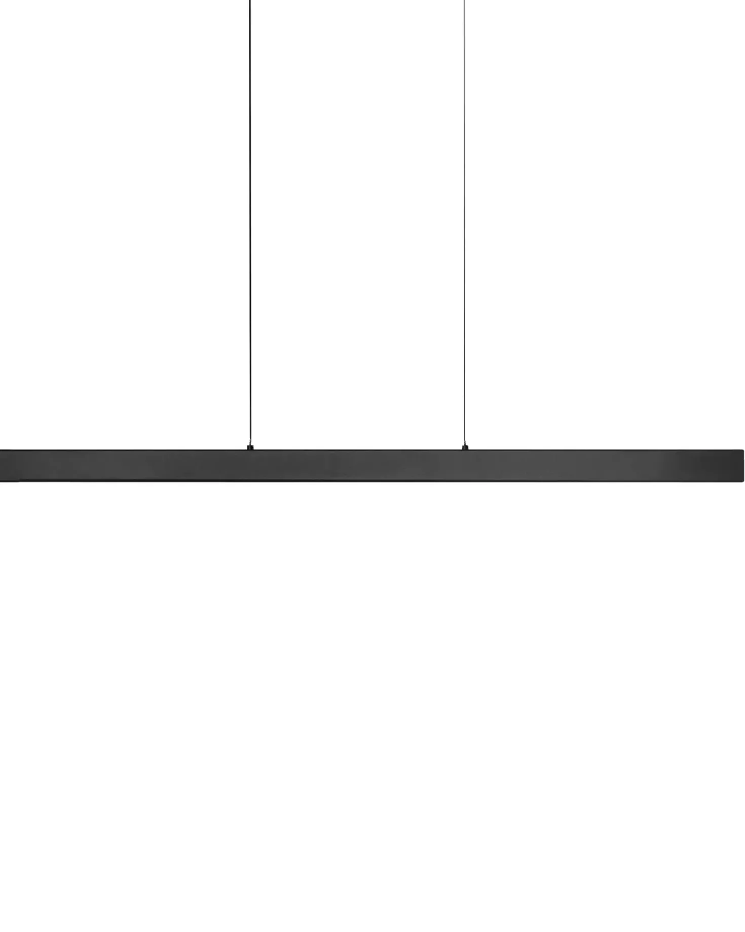 Lampadario a LED ARENAS con telecomando Nero