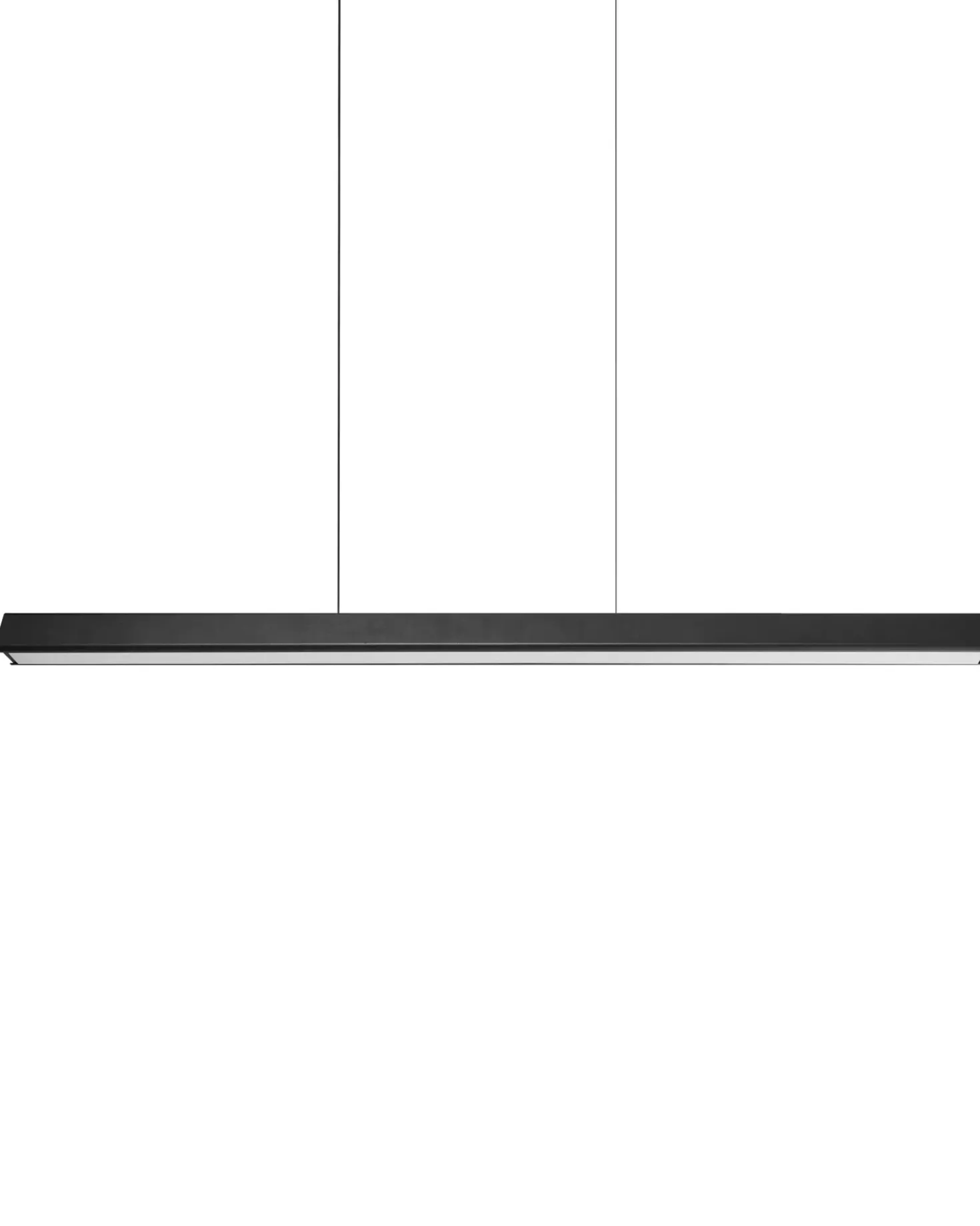 Lampadario a LED ARENAS con telecomando Nero