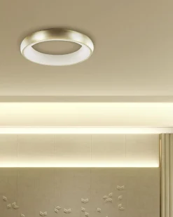 Lampadario a LED ATARAN Metallo Oro