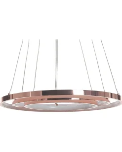 Lampadario a LED ATREK Metallo Oro rosa