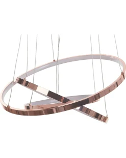 Lampadario a LED ATREK Metallo Oro rosa