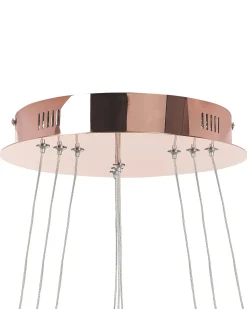 Lampadario a LED ATREK Metallo Oro rosa
