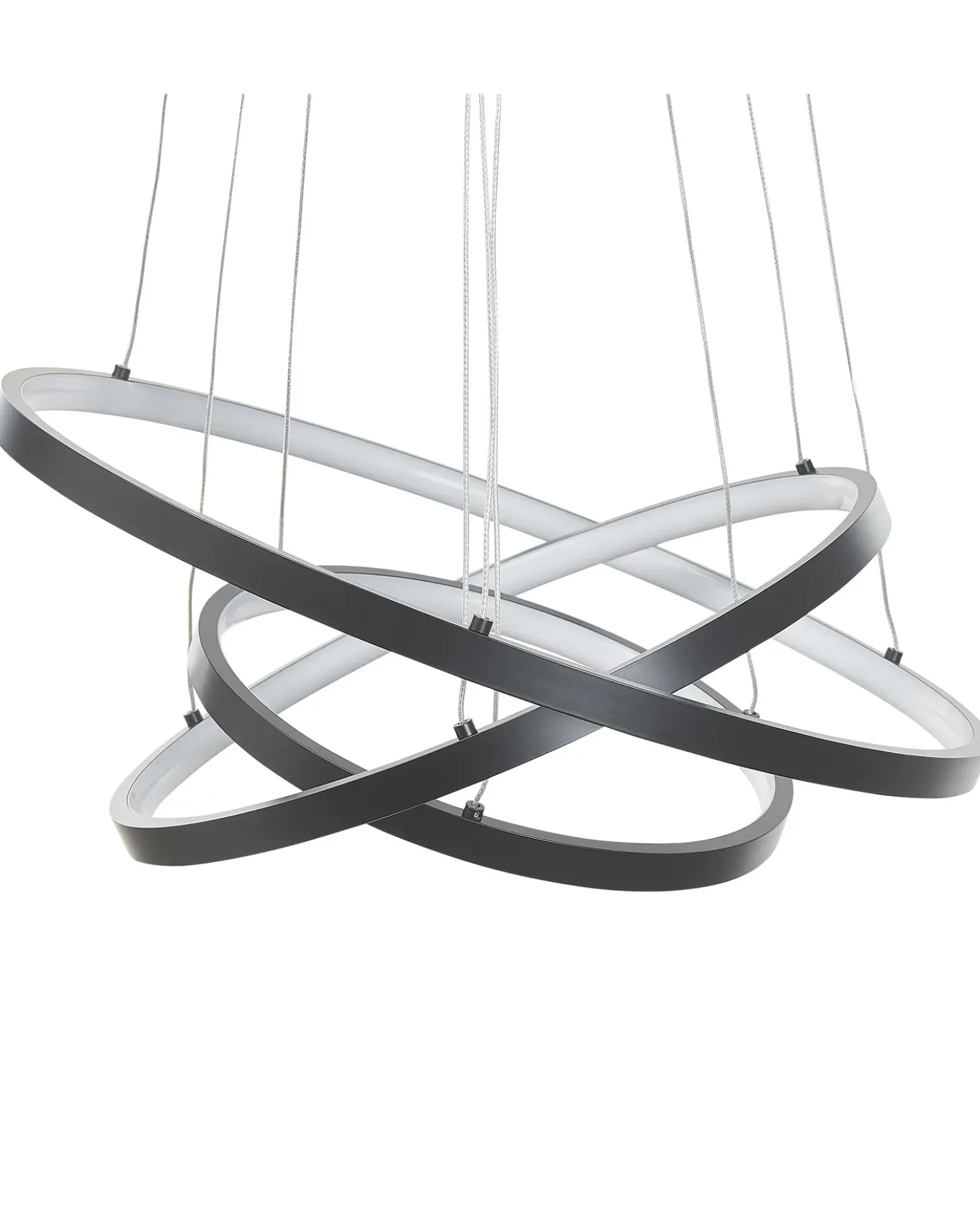 Lampadario a LED ATREK Metallo Nero